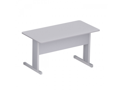 MESA RETA PÉ METÁLICO M15